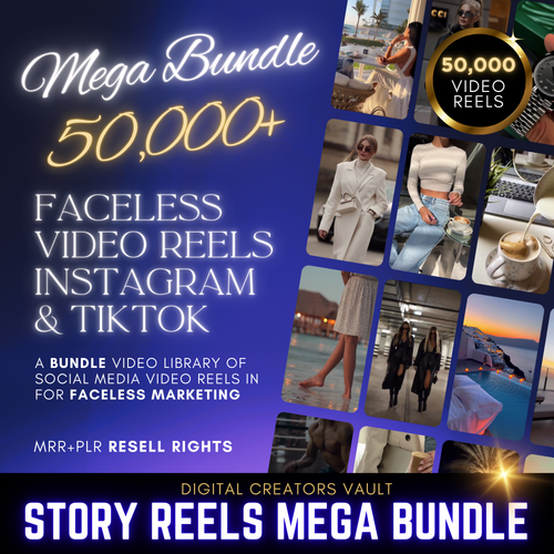 Faceless Video Reels Vault - 50,000 Mega Collection
