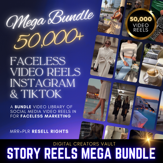Faceless Video Reels Vault - 50,000 Mega Collection